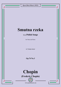 Chopin-Smutna rzeka(Trübe Wellen),in f sharp minor,Op.74 No.3