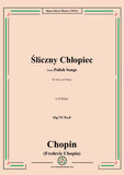 Chopin-Śliczny Chłopiec(Mein Geliebter),in D Major,Op.74 No.8