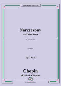 Chopin-Narzeczony(Die Heimkehr),in e minor,Op.74 No.15