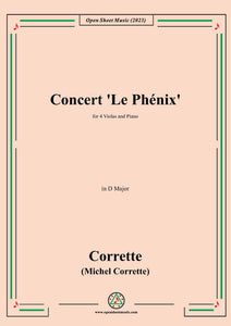 Corrette-Concert 'Le Phénix',in D Major