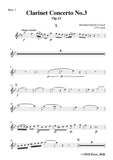 Crusell-Clarinet Concerto No.3,Op.11,for Clarinet and Orchestra