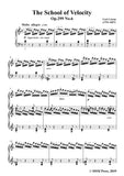 Czerny-The School of Velocity,Op.299 No.6,Molto allegro in C Major,for Piano