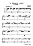 Czerny-The School of Velocity,Op.299 No.8,Molto allegro in C Major,for Piano