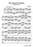 Czerny-The School of Velocity,Op.299 No.12,Molto allegro in F Major,for Piano