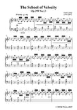 Czerny-The School of Velocity,Op.299 No.13,Presto In B flat Major,for Piano