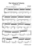 Czerny-The School of Velocity,Op.299 No.14,Molto vivo e velocissimo in F Major,for Piano