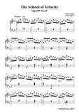 Czerny-The School of Velocity,Op.299 No.19,Presto in F Major,for Piano