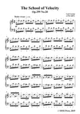 Czerny-The School of Velocity,Op.299 No.20,Molto vivace in C Major,for Piano
