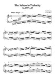 Czerny-The School of Velocity,Op.299 No.25,Molto allegro in E flat Major,for Piano