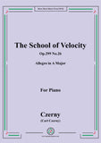 Czerny-The School of Velocity,Op.299 No.26,Allegro in A Major,for Piano
