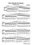Czerny-The School of Velocity,Op.299 No.26,Allegro in A Major,for Piano