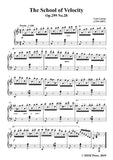 Czerny-The School of Velocity,Op.299 No.28,Presto in C Major,for Piano