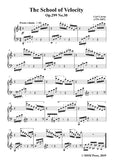 Czerny-The School of Velocity,Op.299 No.30,Presto volante in C Major,for Piano