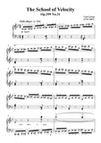Czerny-The School of Velocity,Op.299 No.31,Molto allegro in B flat Major,for Piano