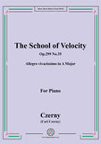 Czerny-The School of Velocity,Op.299 No.35,Allegro vivacissimo in A Major,for Piano