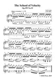 Czerny-The School of Velocity,Op.299 No.35,Allegro vivacissimo in A Major,for Piano