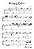 Czerny-The School of Velocity,Op.299 No.38,Molto allegro, quasi presto in G Major,for Piano