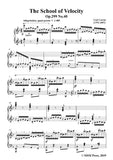 Czerny-The School of Velocity,Op.299 No.40,Allegrissimo, quasi presto in F Major,for Piano