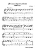 Czerny-30 Etudes de mécanisme,Op.849 No.1,Allegro in C Major,for Piano