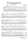 Czerny-30 Etudes de mécanisme,Op.849 No.2,Molto allegro in C Major,for Piano