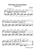 Czerny-30 Etudes de mécanisme,Op.849 No.5,Vivace giocoso in C Major,for Piano