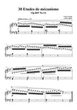 Czerny-30 Etudes de mécanisme,Op.849 No.14,Molto vivace in A Major,for Piano