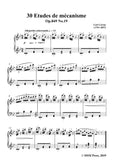 Czerny-30 Etudes de mécanisme,Op.849 No.19,Allegro scherzando in B flat Major,for Piano
