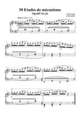 Czerny-30 Etudes de mécanisme,Op.849 No.26,Allegretto vivace in g minor,for Piano