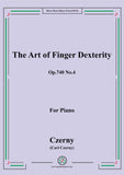 Czerny-The Art of Finger Dexterity,Op.740 No.4,for Piano