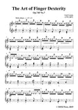 Czerny-The Art of Finger Dexterity,Op.740 No.7,for Piano