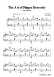 Czerny-The Art of Finger Dexterity,Op.740 No.9,for Piano