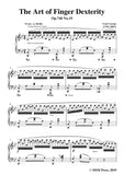 Czerny-The Art of Finger Dexterity,Op.740 No.19,for Piano