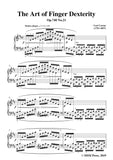 Czerny-The Art of Finger Dexterity,Op.740 No.21,for Piano