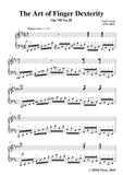 Czerny-The Art of Finger Dexterity,Op.740 No.28,for Piano