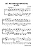 Czerny-The Art of Finger Dexterity,Op.740 No.45,for Piano