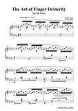 Czerny-The Art of Finger Dexterity,Op.740 No.47,for Piano