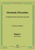 Duparc-Sérénade Florentine,for Flute and Piano