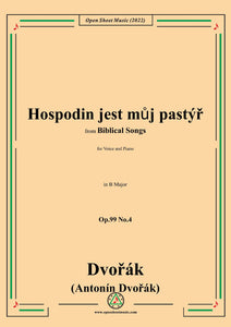 Dvořák-Hospodin jest můj pastýř,in B Major