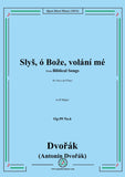 Dvořák-Slyš,ó Bože,volání mé,in D Major,Op.99 No.6