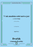Dvořák-V tak mnohém srdci mrtvo jest,in f sharp minor,Op.83 No.2