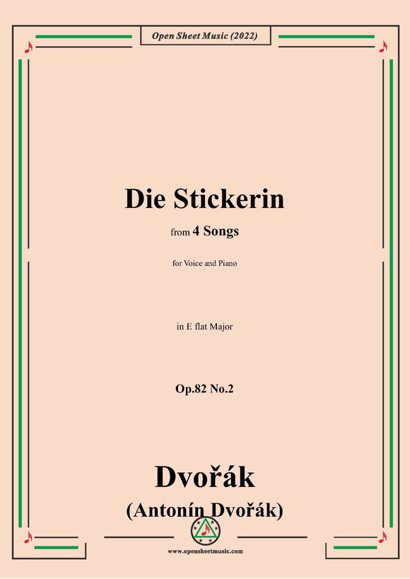 Dvořák-Die Stickerin,in E flat Major,Op.82 No.2