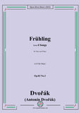 Dvořák-Frühling,in D flat Major,Op.82 No.3,from 4 Songs,for Voice and Piano