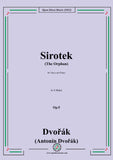 Dvořák-Sirotek(The Orphan),in A Major,Op.5,for Voice and Piano