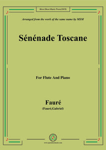 Fauré-Sénénade Toscane,for Flute and Piano