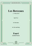 Fauré-Les Berceaux,Op.23 No.1,from '3 Songs,Op.23''