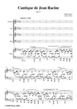 Fauré-Cantique de Jean Racine,Op.11
