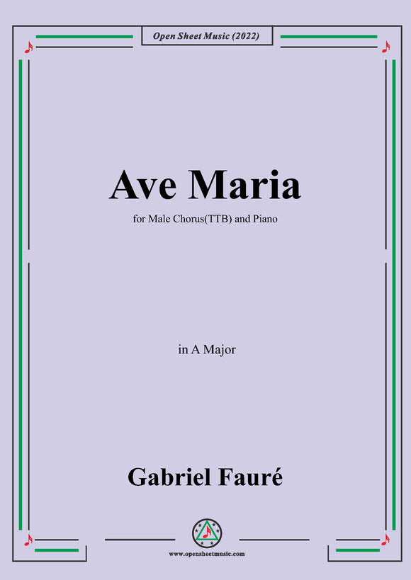Fauré-Ave Maria
