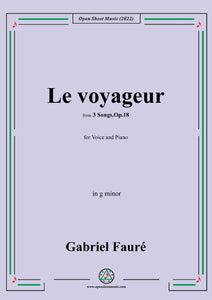 Fauré-Le voyageur