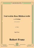 Franz-Und welche Rose Bluthen treibt