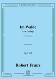 Franz-Im Walde,Op.12 No.3